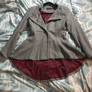 LookBook Fitted Peacoat